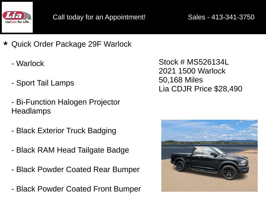 2021 RAM 1500 Classic Warlock