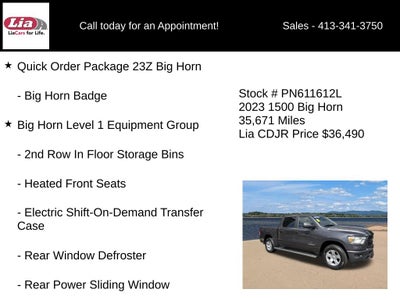 2023 RAM 1500 Big Horn/Lone Star