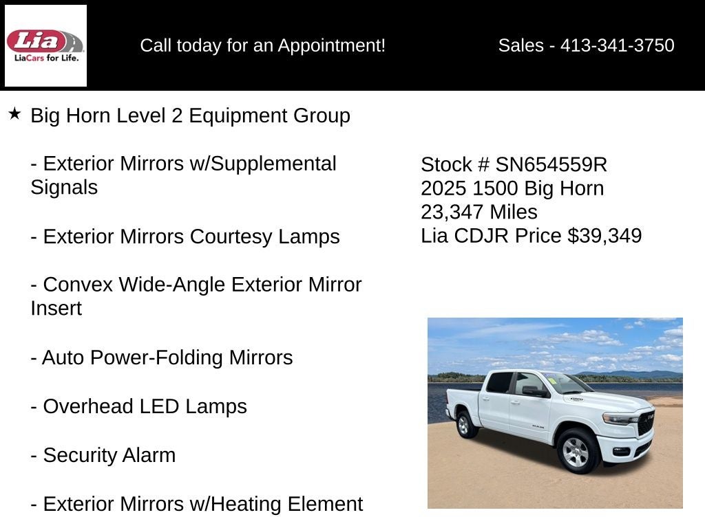 2025 RAM 1500 Big Horn/Lone Star