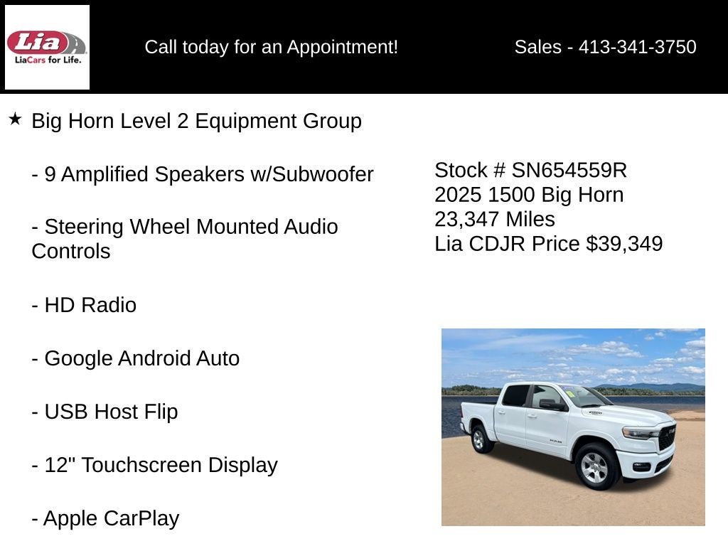2025 RAM 1500 Big Horn/Lone Star