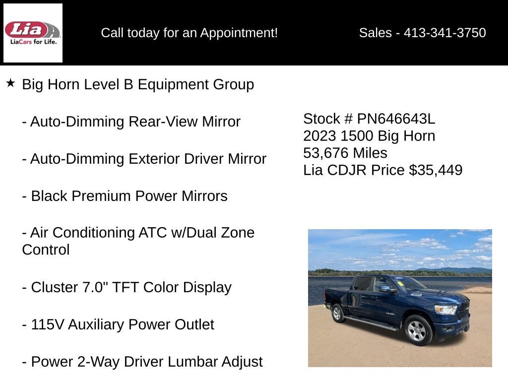 2023 RAM 1500 Big Horn/Lone Star