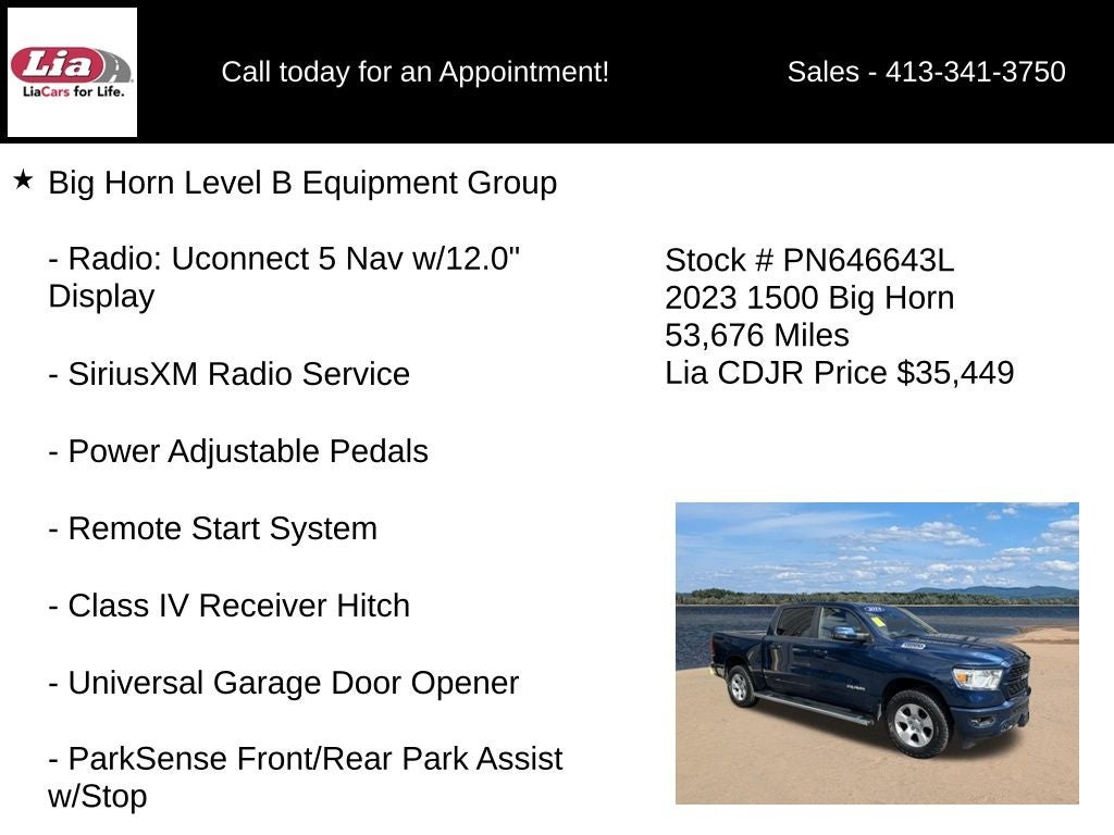 2023 RAM 1500 Big Horn/Lone Star