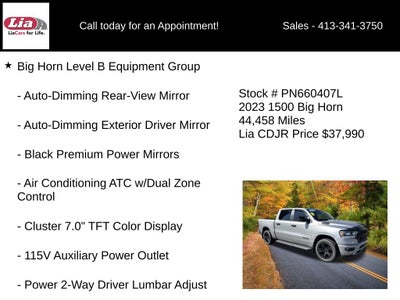 2023 RAM 1500 Big Horn/Lone Star