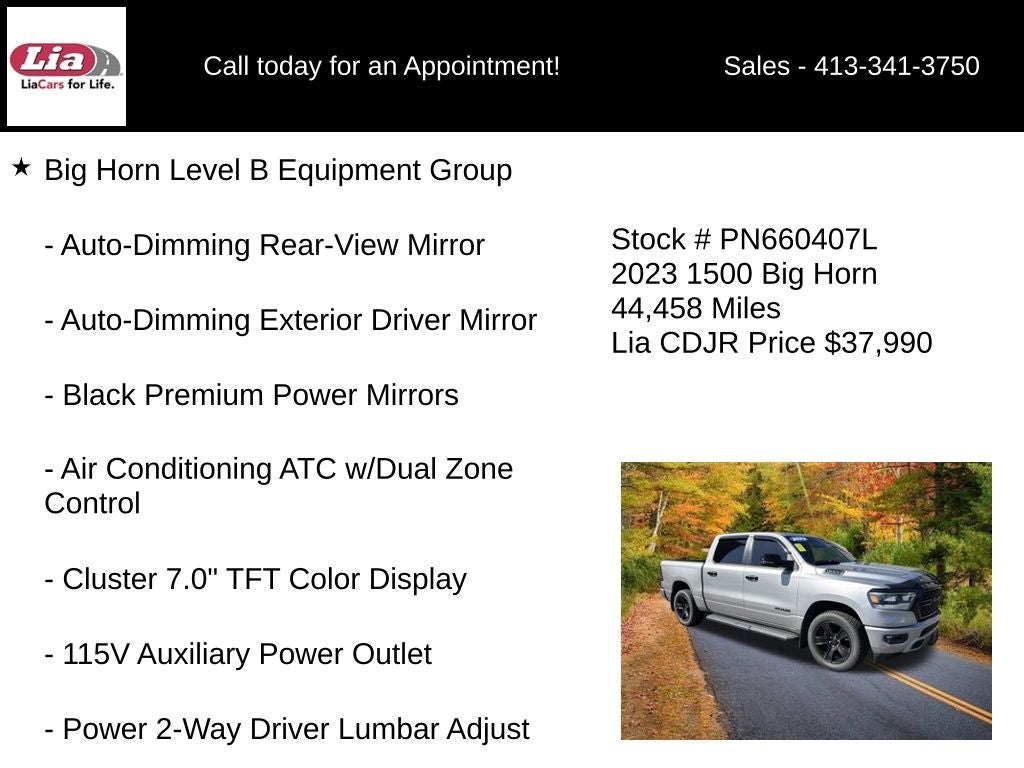 2023 RAM 1500 Big Horn/Lone Star