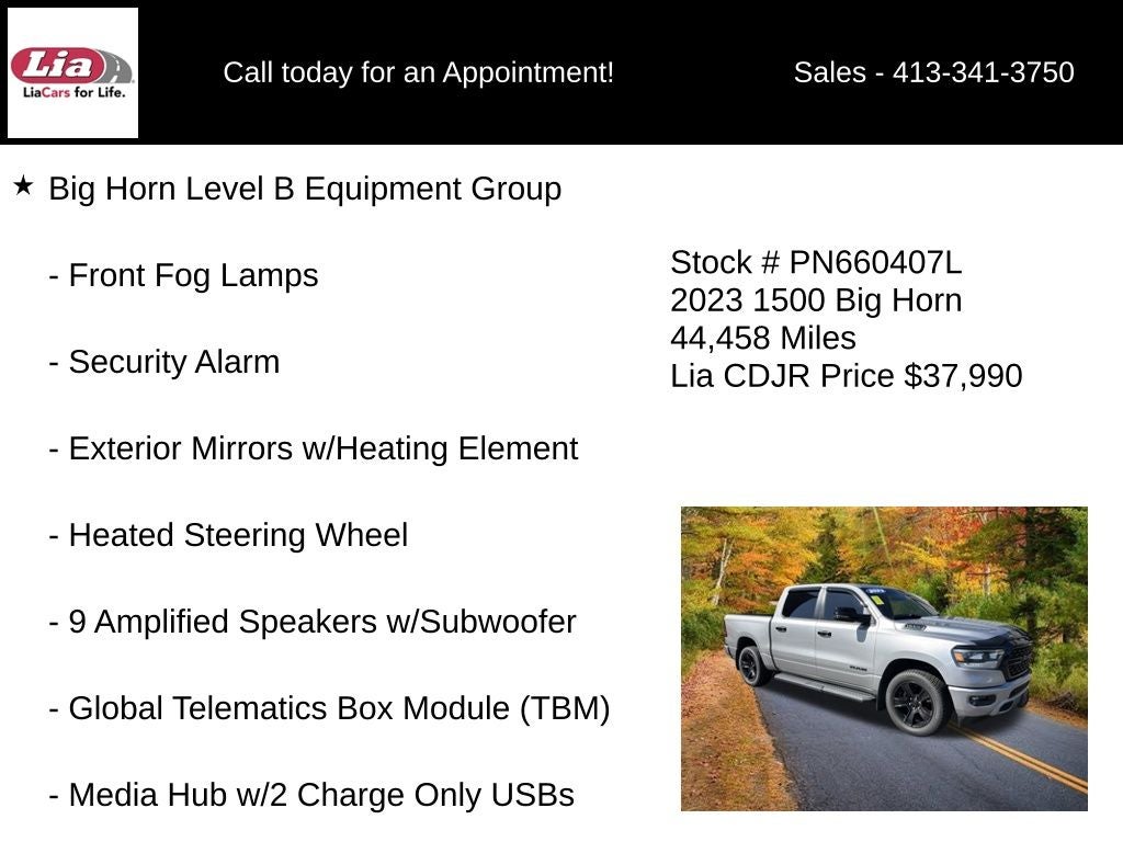 2023 RAM 1500 Big Horn/Lone Star