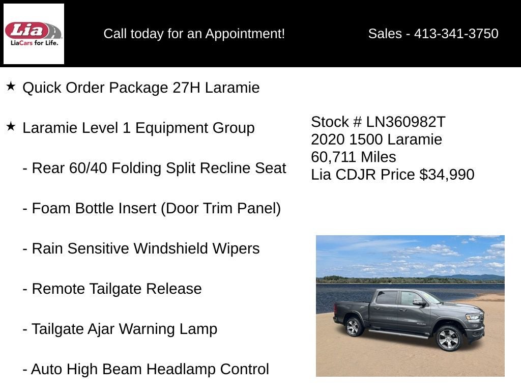 2020 RAM 1500 Laramie