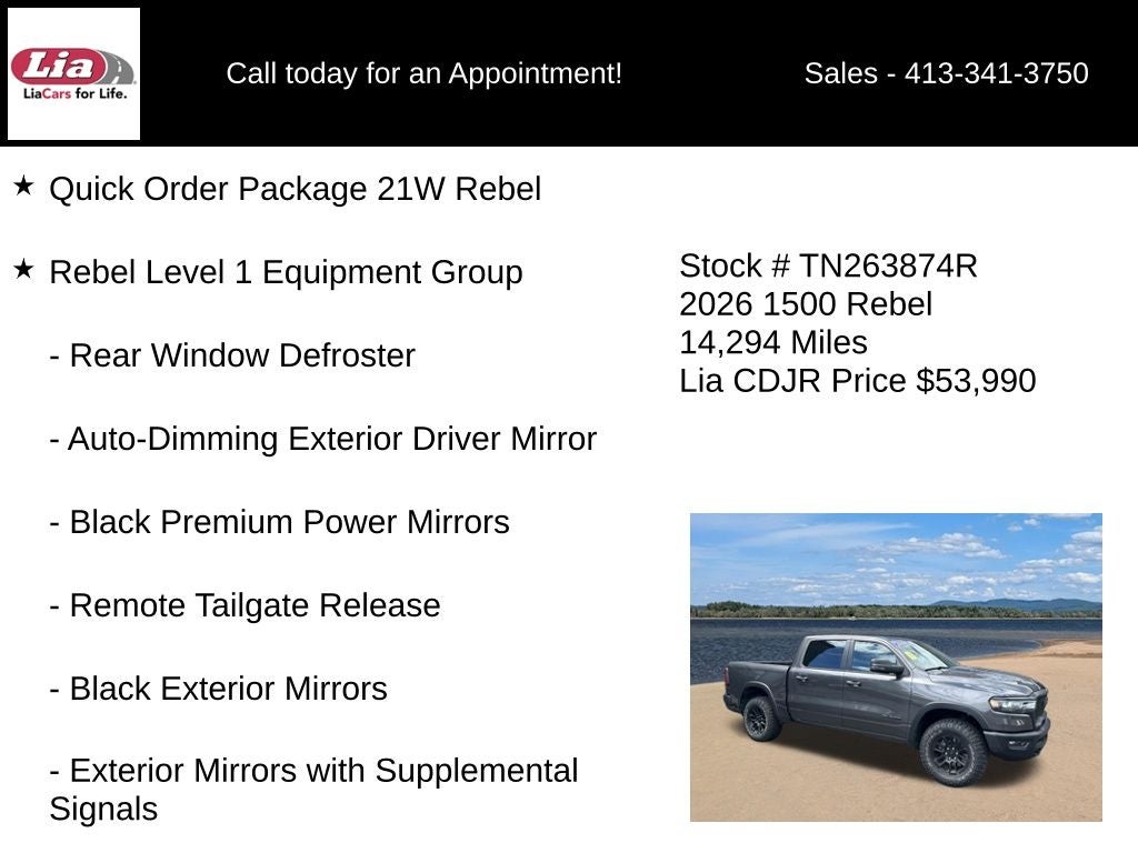2026 RAM 1500 Rebel