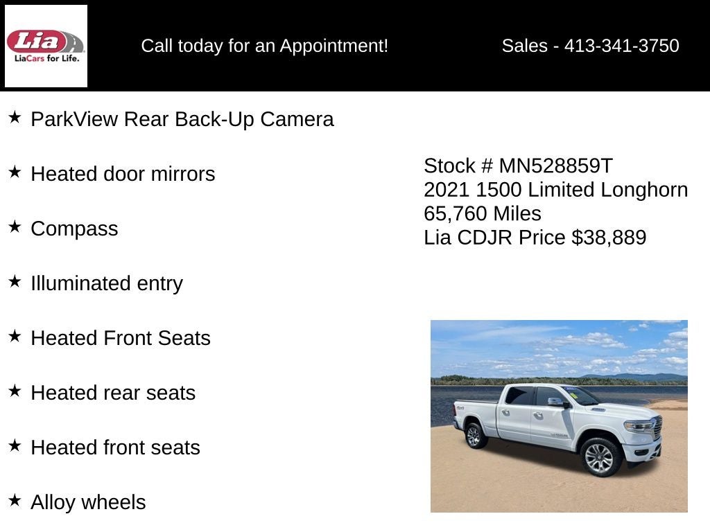 2021 RAM 1500 Laramie Longhorn