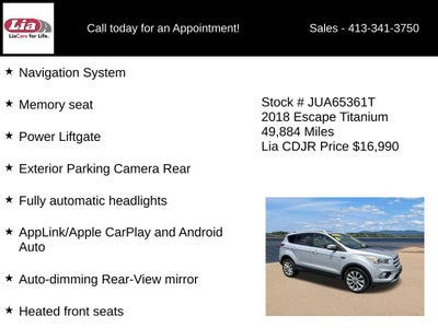 2018 Ford Escape Titanium