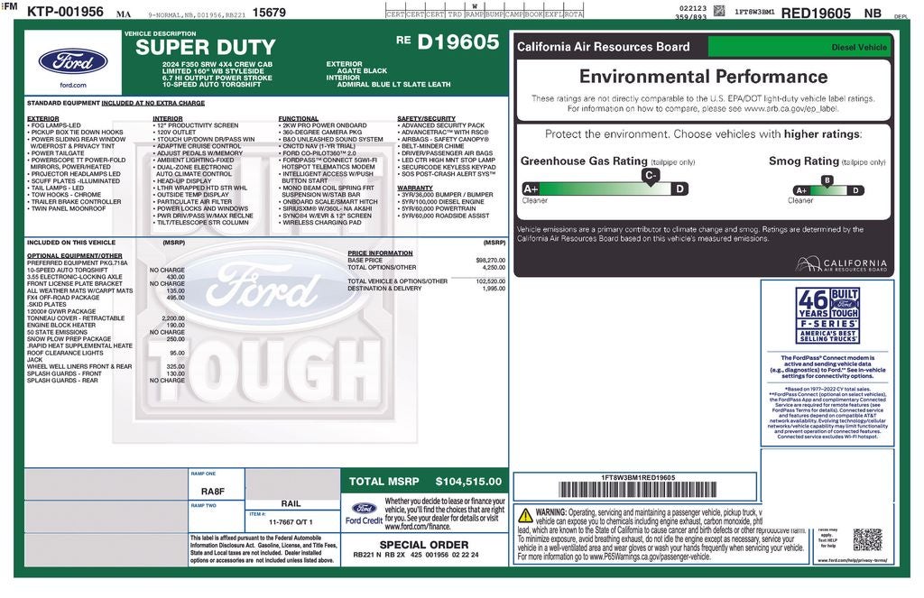 2024 Ford F-350SD Limited