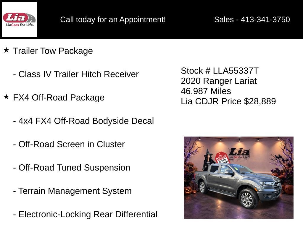 2020 Ford Ranger Lariat