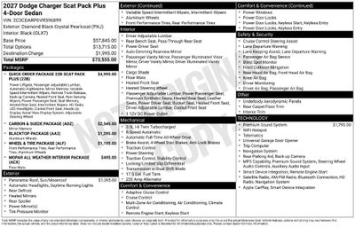2027 Dodge Charger Scat Pack Plus