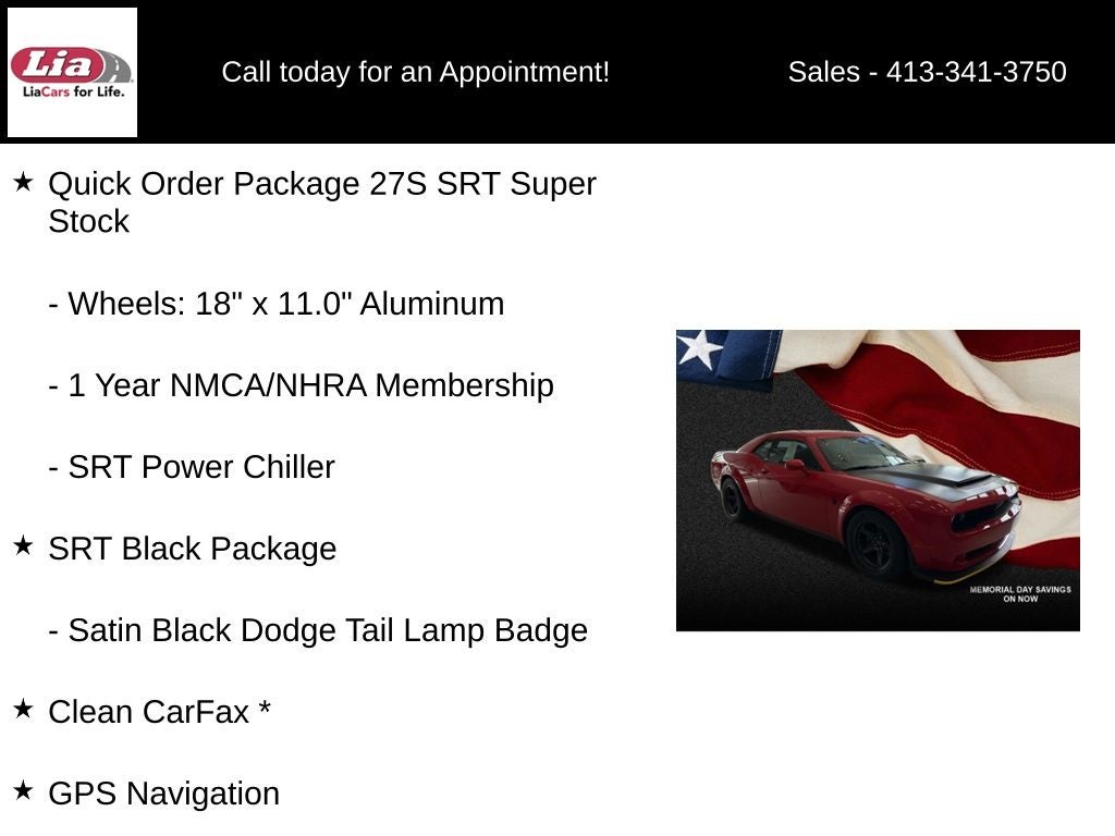 2022 Dodge Challenger SRT Super Stock