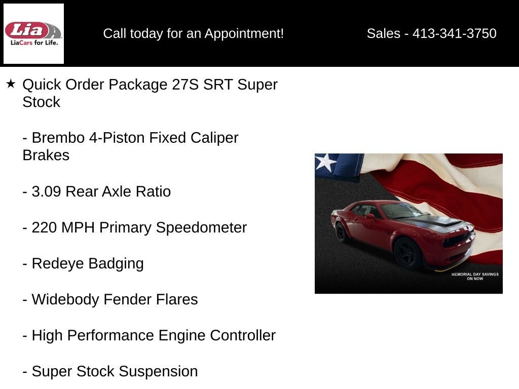 2022 Dodge Challenger SRT Super Stock