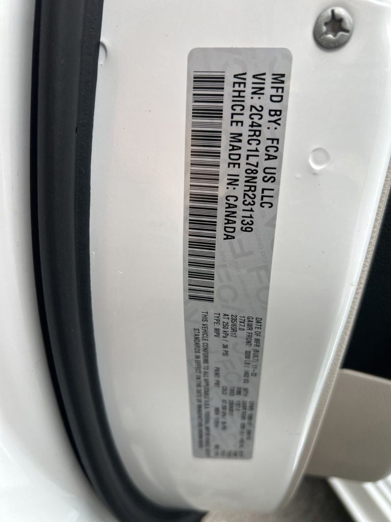 2022 Chrysler Pacifica Hybrid Touring L