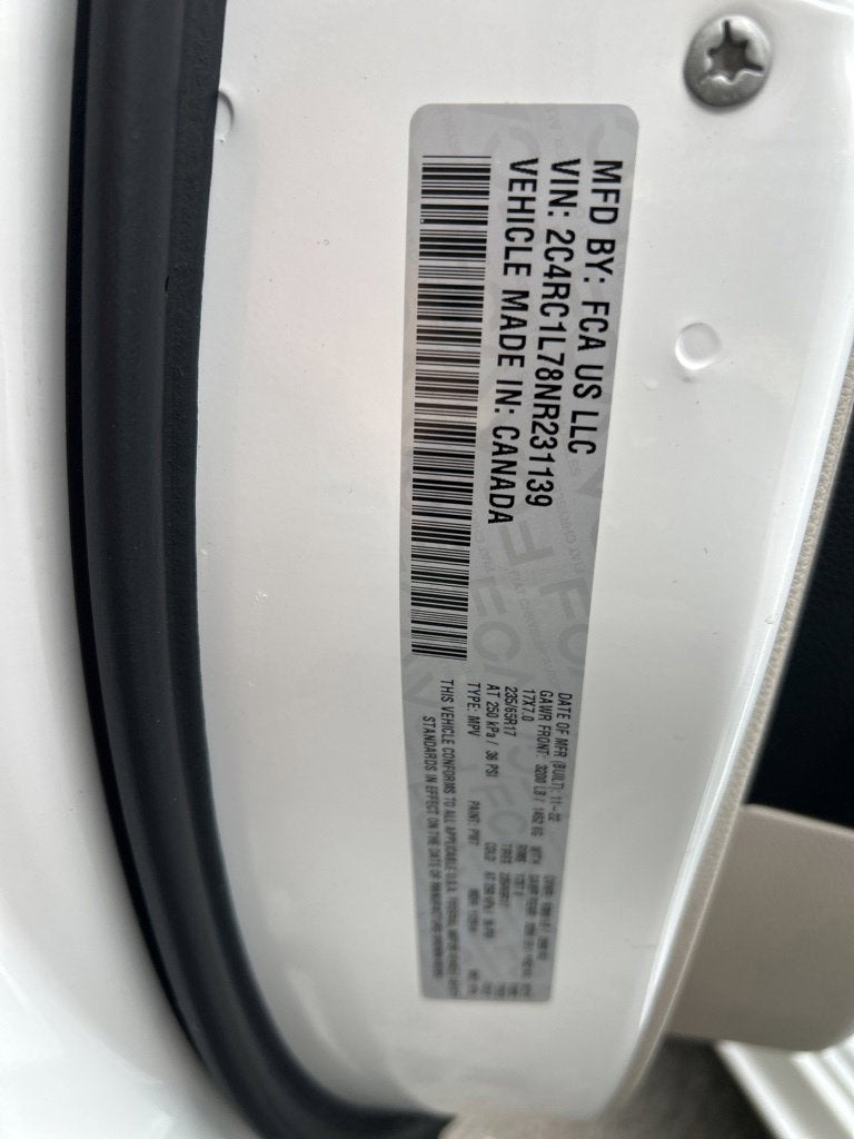 2022 Chrysler Pacifica Hybrid Touring L