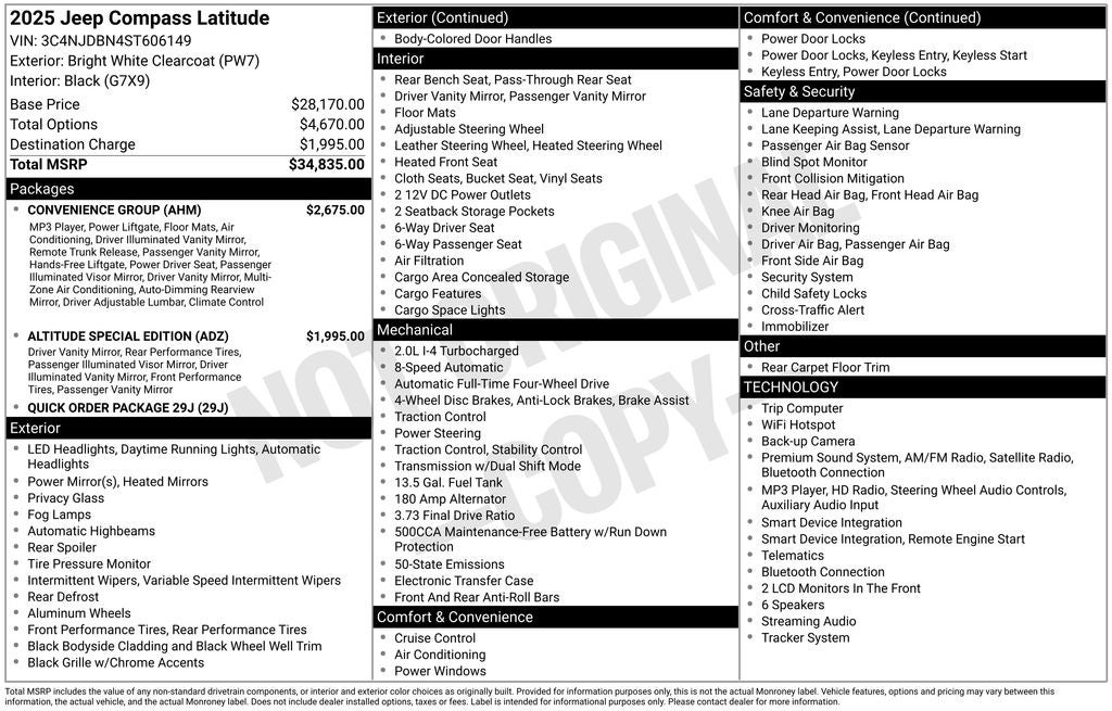 2025 Jeep Compass Latitude