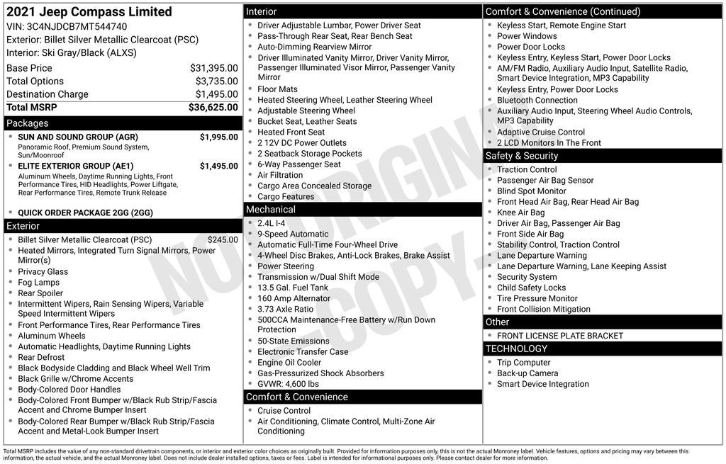 2021 Jeep Compass Limited