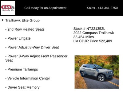 2022 Jeep Compass Trailhawk