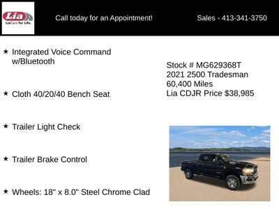 2021 RAM 2500 Tradesman