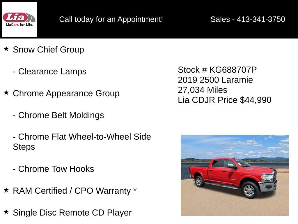 2019 RAM 2500 Laramie