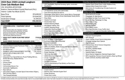 2023 RAM 2500 Longhorn
