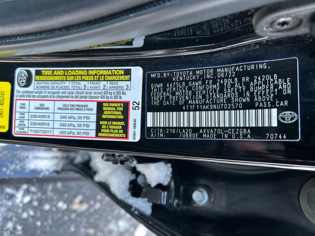 2022 Toyota Camry XLE