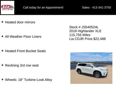 2018 Toyota Highlander XLE
