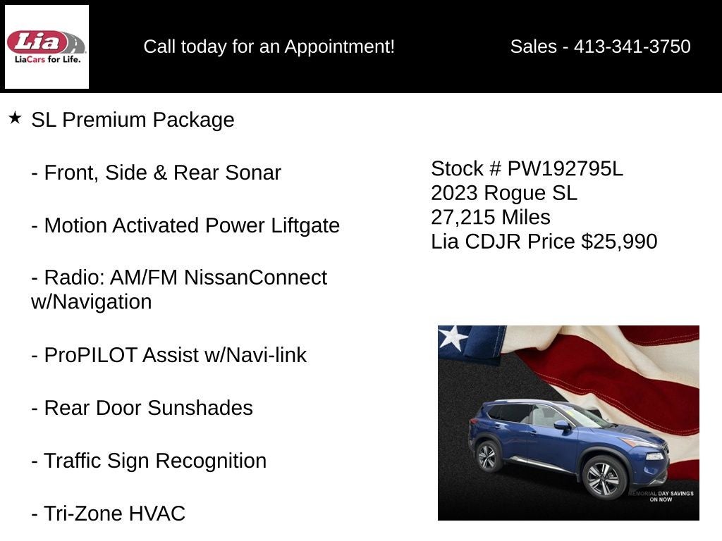 2023 Nissan Rogue SL