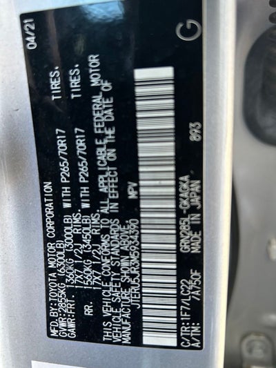 2021 Toyota 4Runner TRD Off-Road Premium