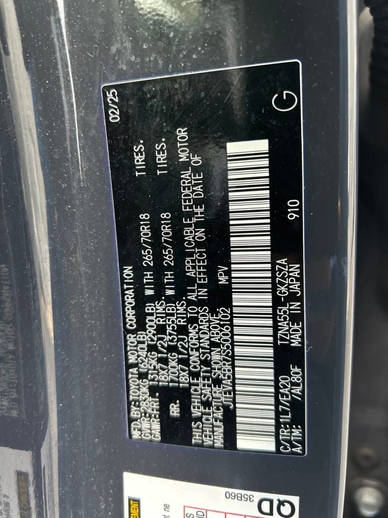 2025 Toyota 4Runner TRD Off-Road Premium