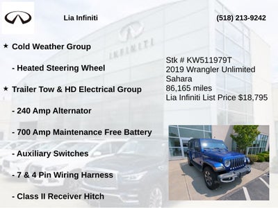 2019 Jeep Wrangler Unlimited Sahara