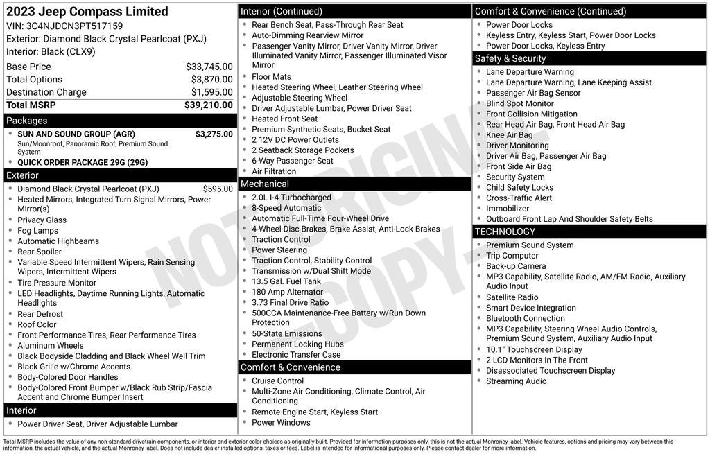 2023 Jeep Compass Limited
