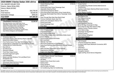 2020 BMW 3 Series 330i xDrive