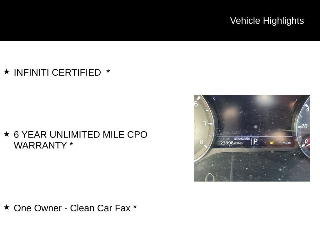 2024 INFINITI QX50 SPORT ***CERTIFIED***