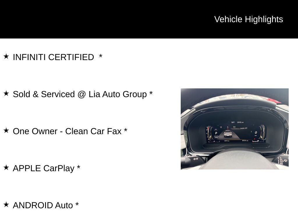 2026 INFINITI QX60 LUXE ***CERTIFIED***