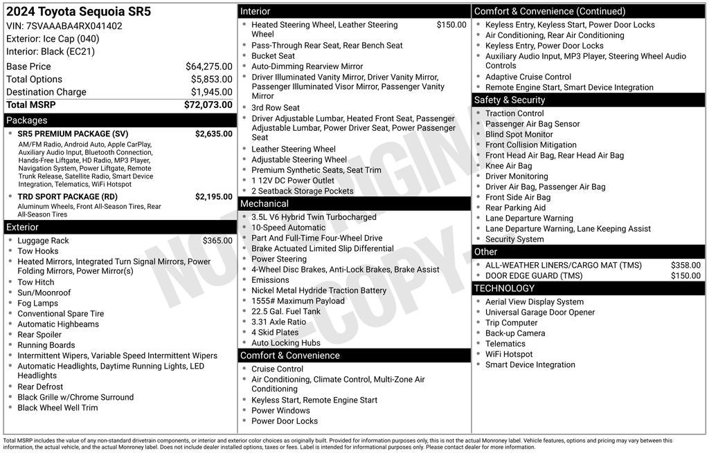 2024 Toyota Sequoia SR5