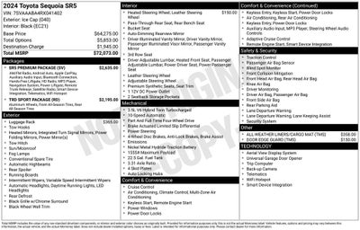 2024 Toyota Sequoia SR5