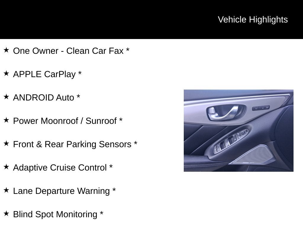 2023 INFINITI Q50 LUXE ***CERTIFIED***