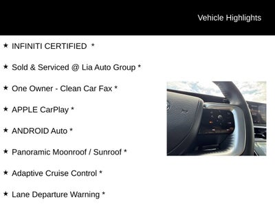 2026 INFINITI QX80 LUXE ***CERTIFIED***