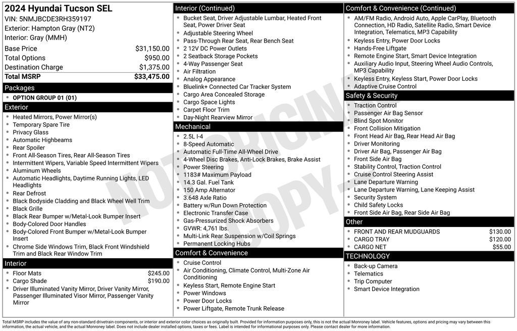 2024 Hyundai Tucson SEL