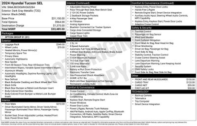 2024 Hyundai Tucson SEL
