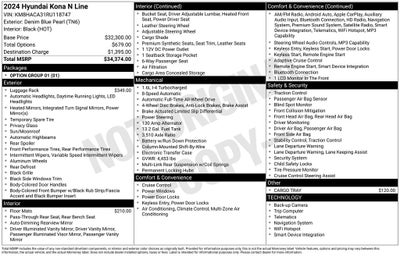2024 Hyundai Kona N Line