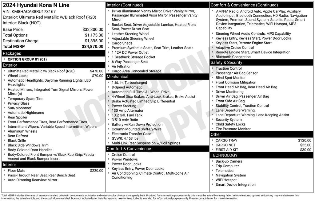 2024 Hyundai Kona N Line