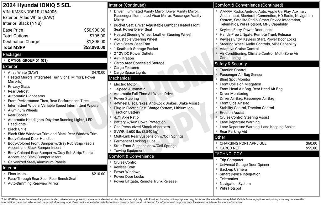 2024 Hyundai IONIQ 5 SEL
