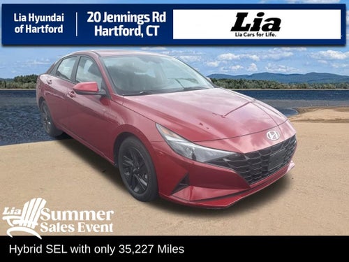 2021 Hyundai Elantra Hybrid Blue
