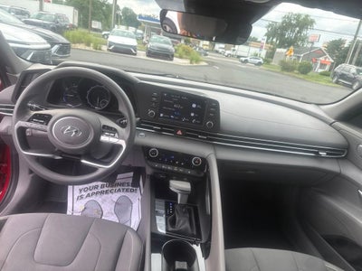 2021 Hyundai Elantra Hybrid Blue
