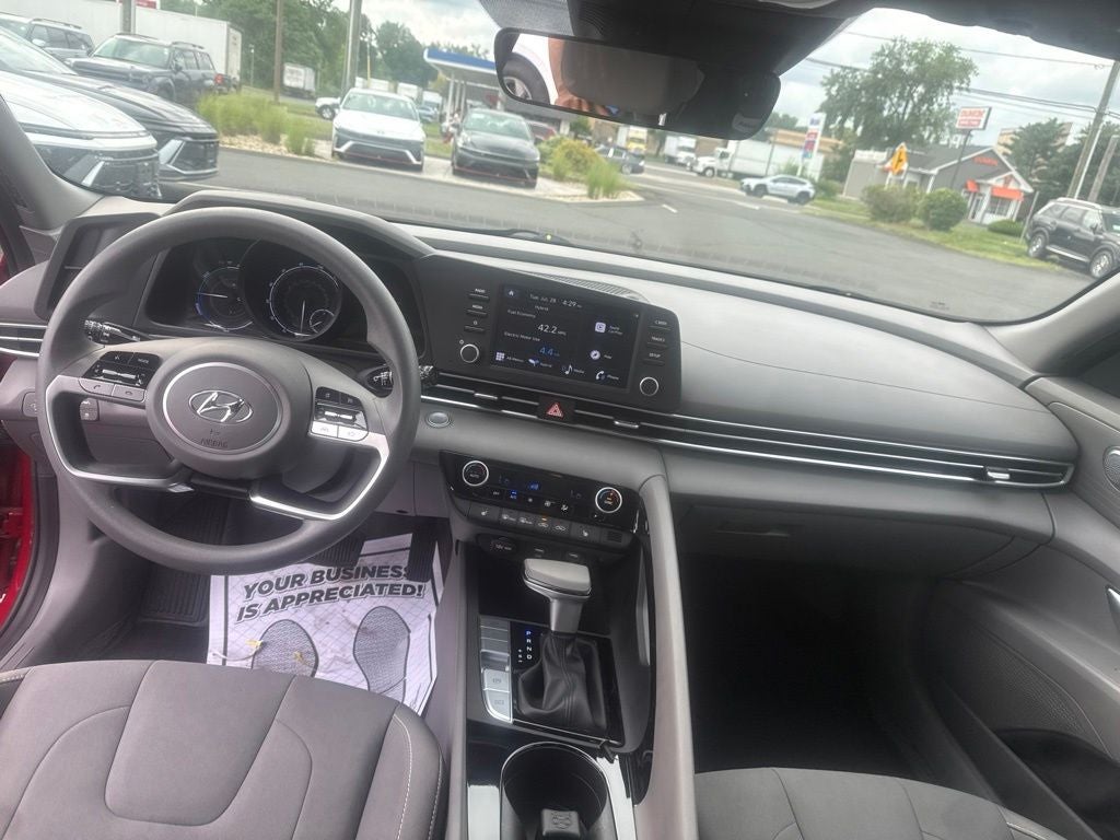 2021 Hyundai Elantra Hybrid Blue