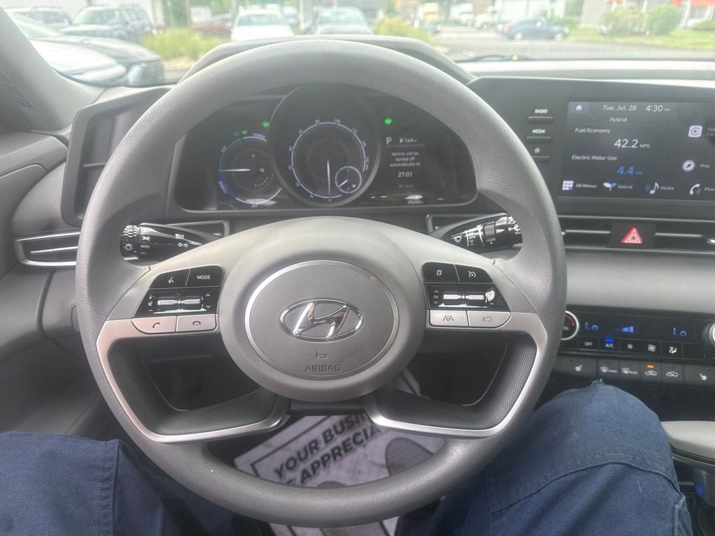 2021 Hyundai Elantra Hybrid Blue