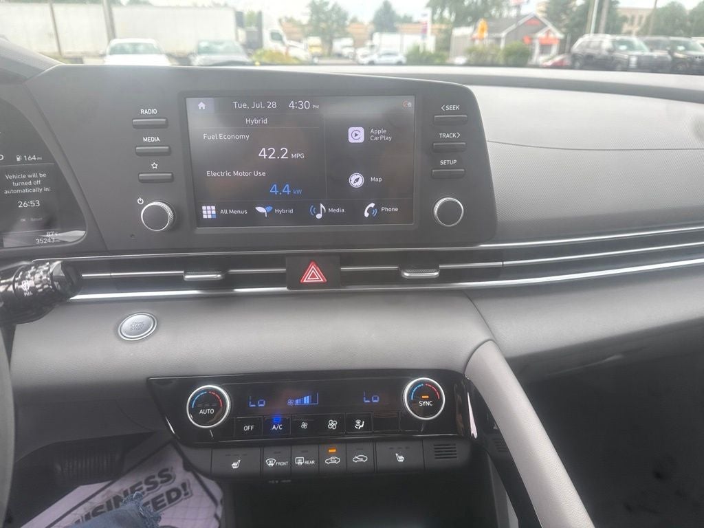 2021 Hyundai Elantra Hybrid Blue